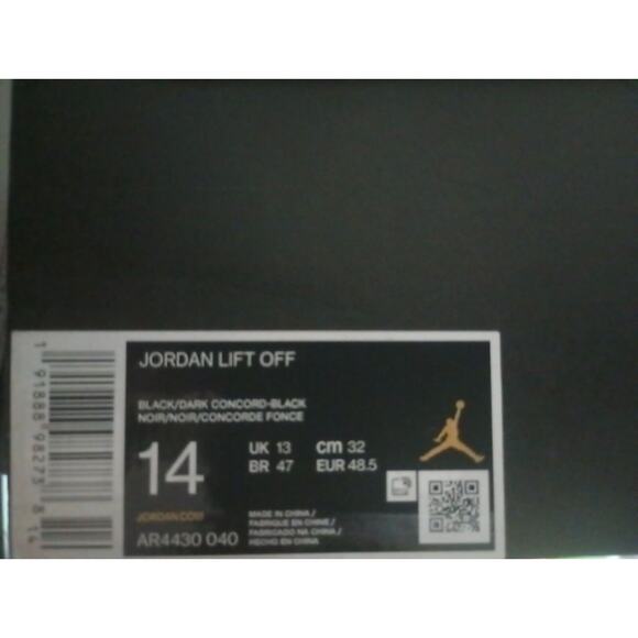 NEW Nike Air Jordan Lift Off Black Dark Concord Purple AR4430-040 Space Jam 14 main image 5